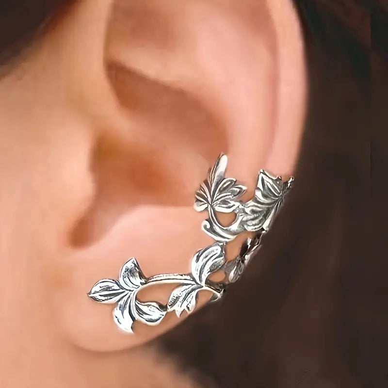 Manchette d'oreille en forme de feuille (longue)