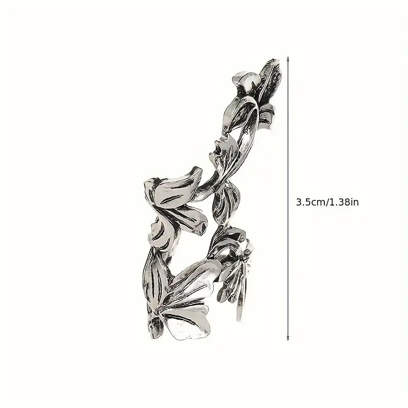 Manchette d'oreille en forme de feuille (longue)