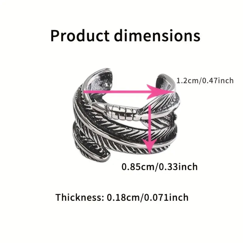 Boucles d'oreilles en plumes (courtes)