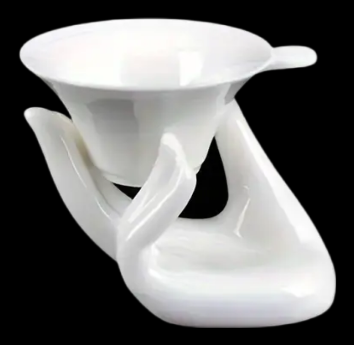 Passoire à thé en céramique 2 pièces