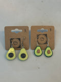 Avocado sterling silver earrings