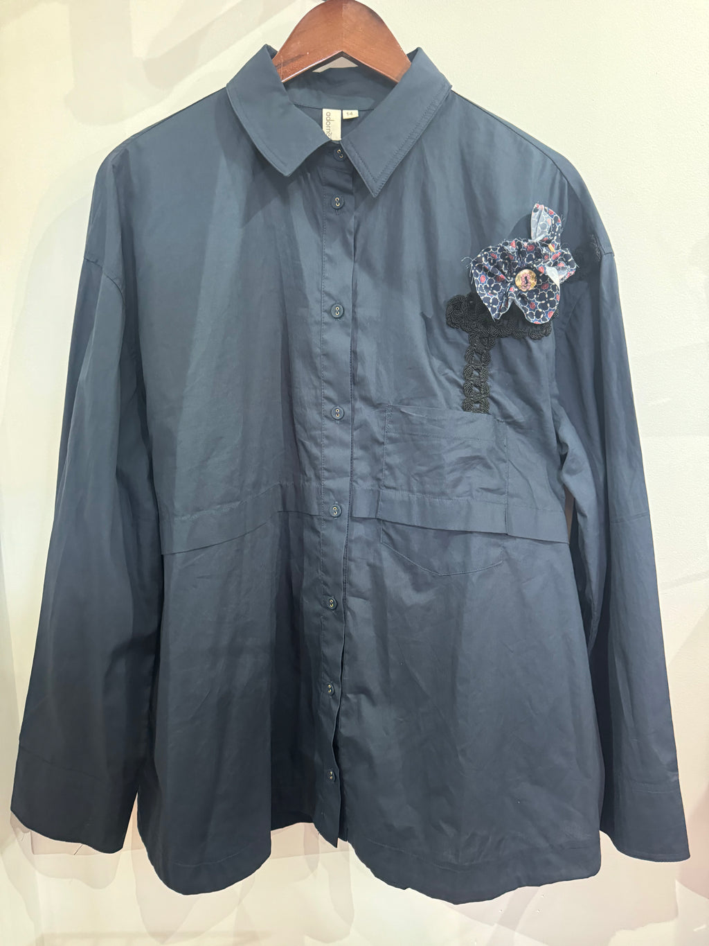 Chemise à manches longues en coton Kazz x Adorne