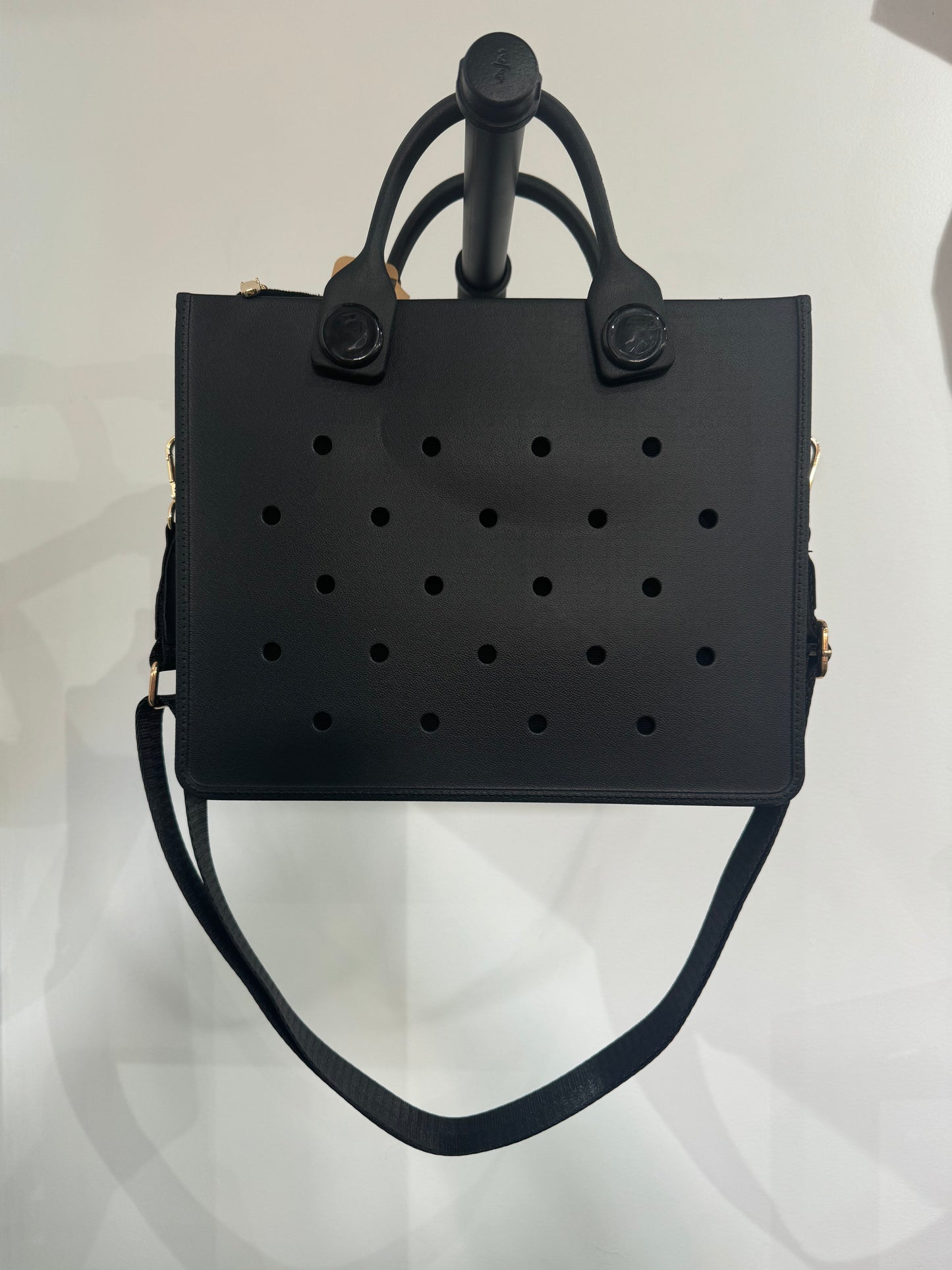 Rubber Bag with Strap and Inner Zipped Bag