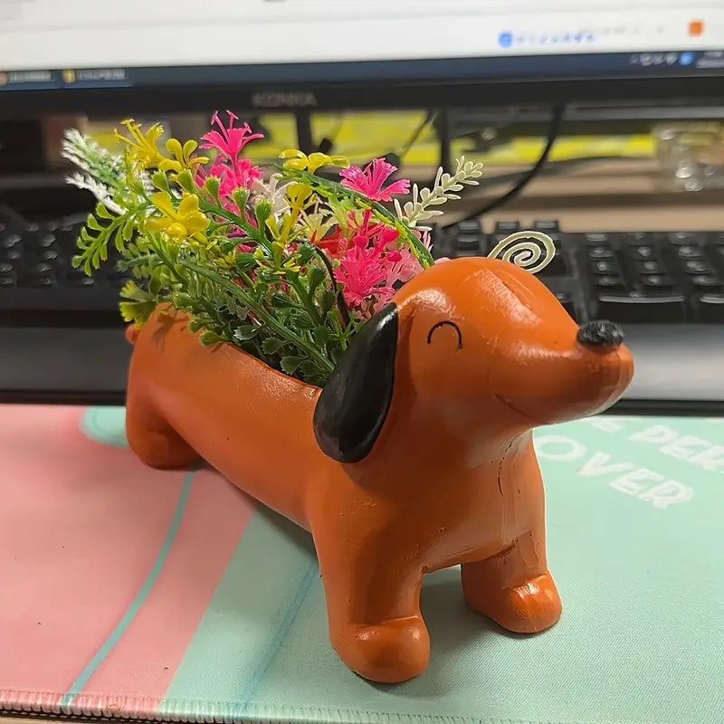 Dachshund Planter Pot ( Small)