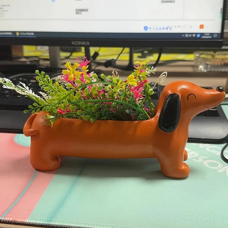 Dachshund Planter Pot ( Small)