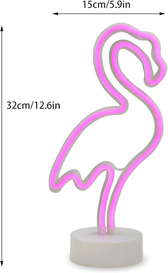 Néon flamant rose