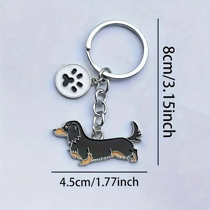 Dachshund keychain