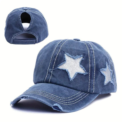 Glitter star cap