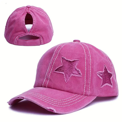 Glitter star cap