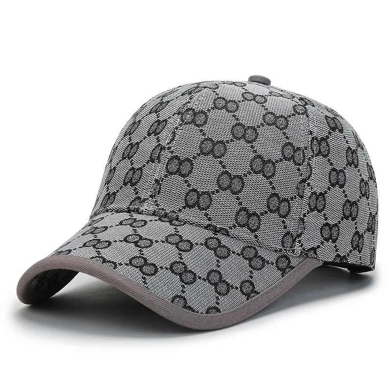 Casquette de baseball à imprimé chaîne