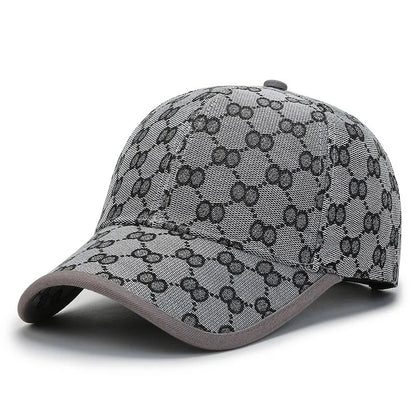 Chain print baseball cap