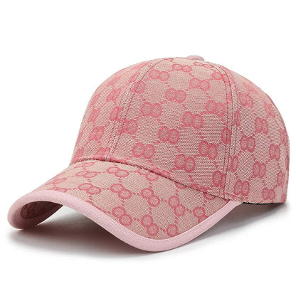 Chain print baseball cap