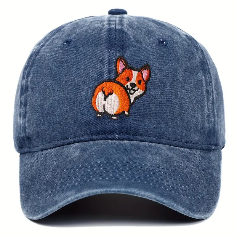 Corgi butt baseball cap