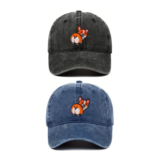 Corgi butt baseball cap