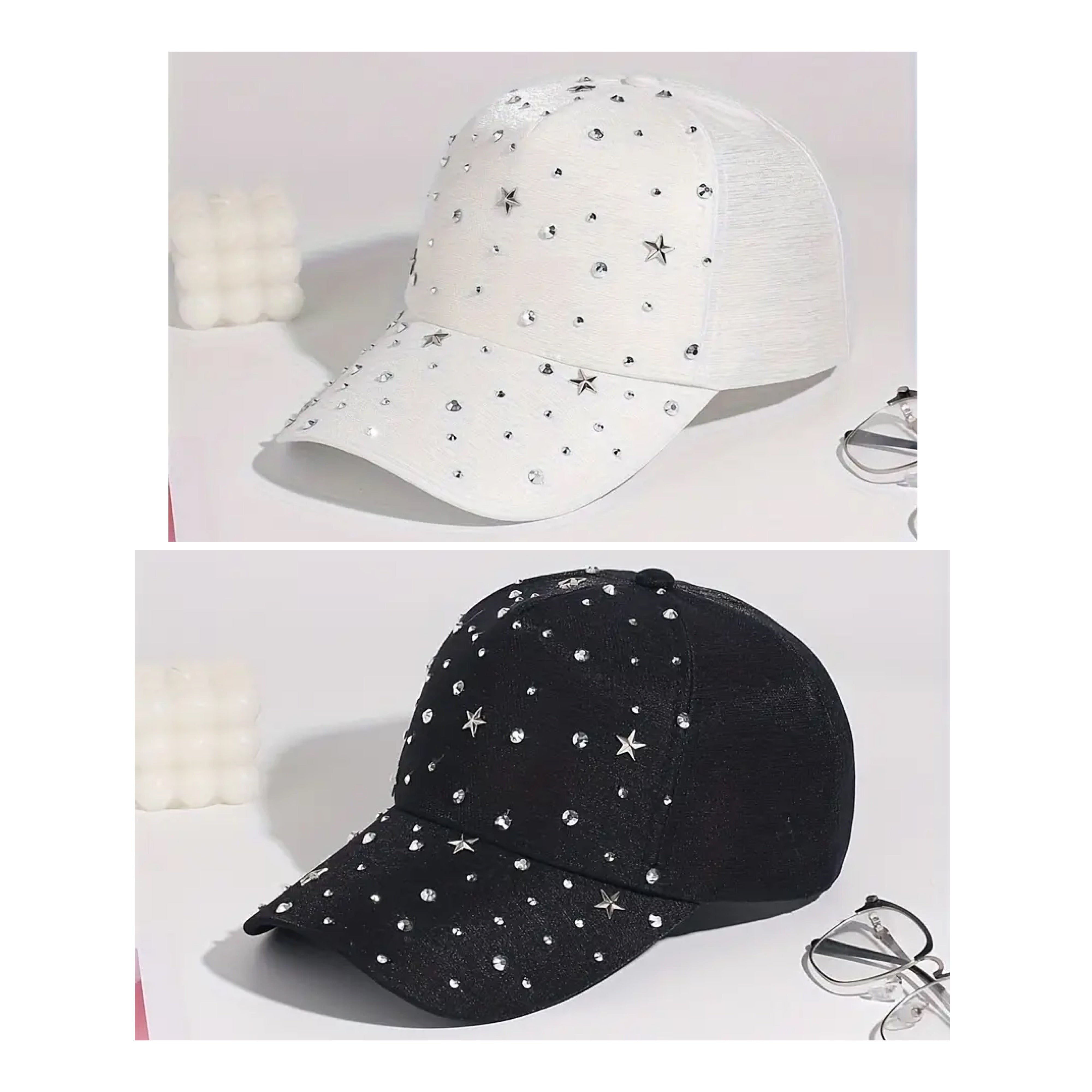 Star Capper Cap Diamonte Star cap – Outside The Box