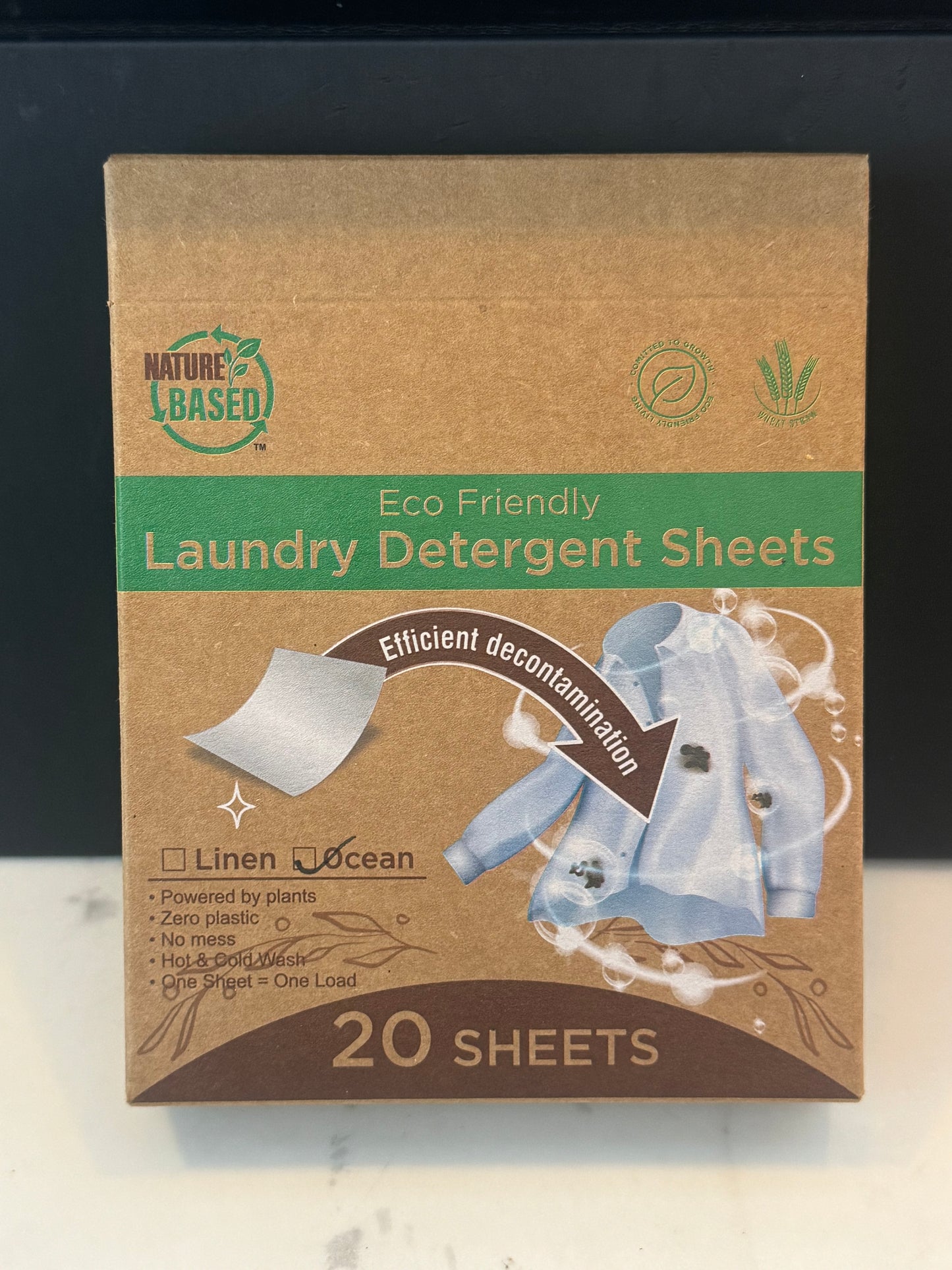 Nature Based laundry detergent sheets