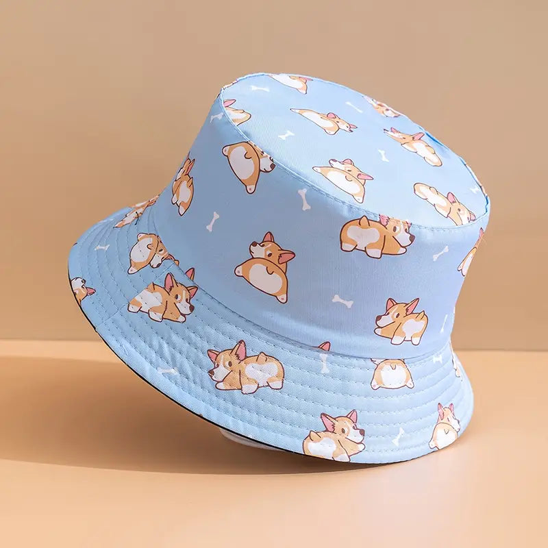 Corgi butt bucket hat