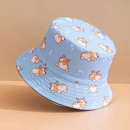 Corgi butt bucket hat