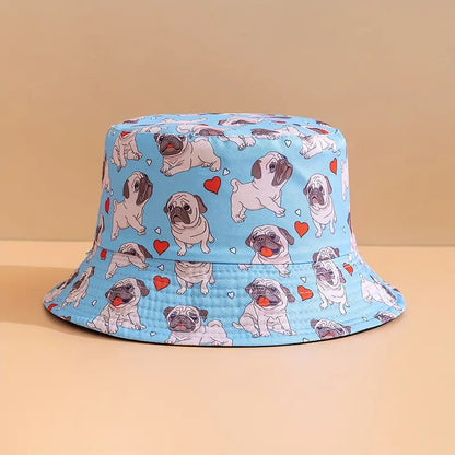 Pug bucket hat