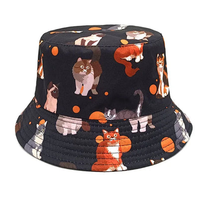 Cat bucket hat