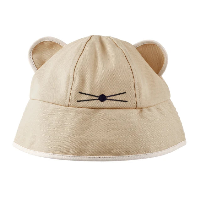 Cat with ears bucket hat