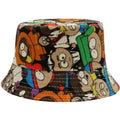 Chapeau bob à motif de personnage de dessin animé
