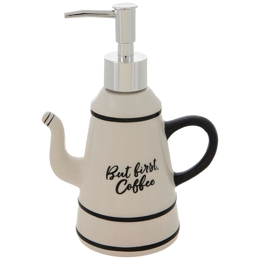 But First Coffee Pot Soap Dispenser