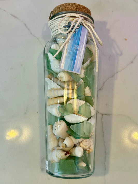 Hawaiian Escape Scented Glass with Shells