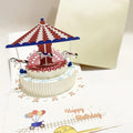 Carte de vœux 3D - Carrousel