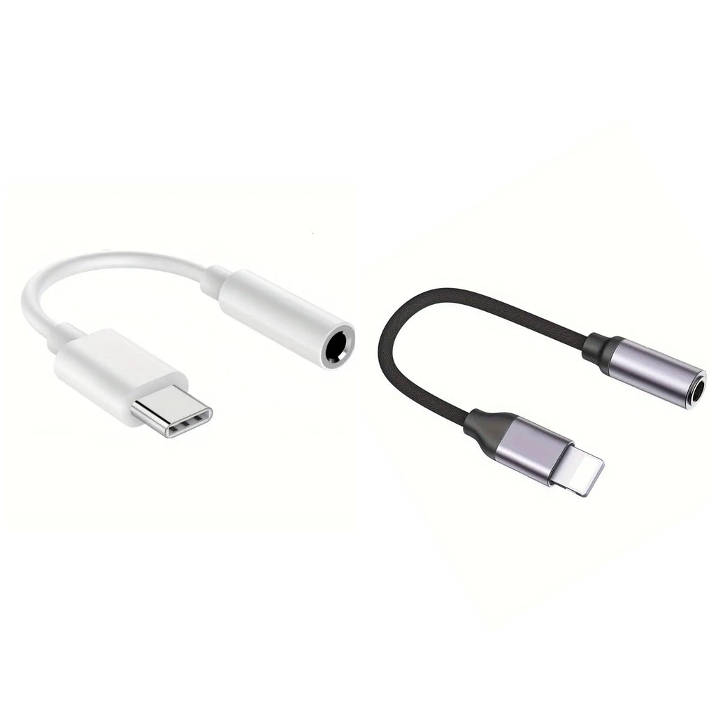Fixation de téléphone pour sac à main (USB-C/Lightning vers Aux)