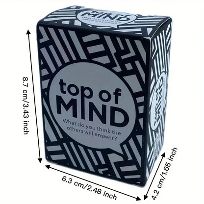 Top of Mind Card Game