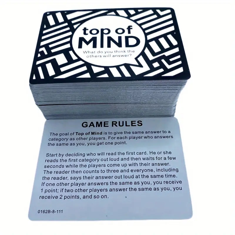 Top of Mind Card Game