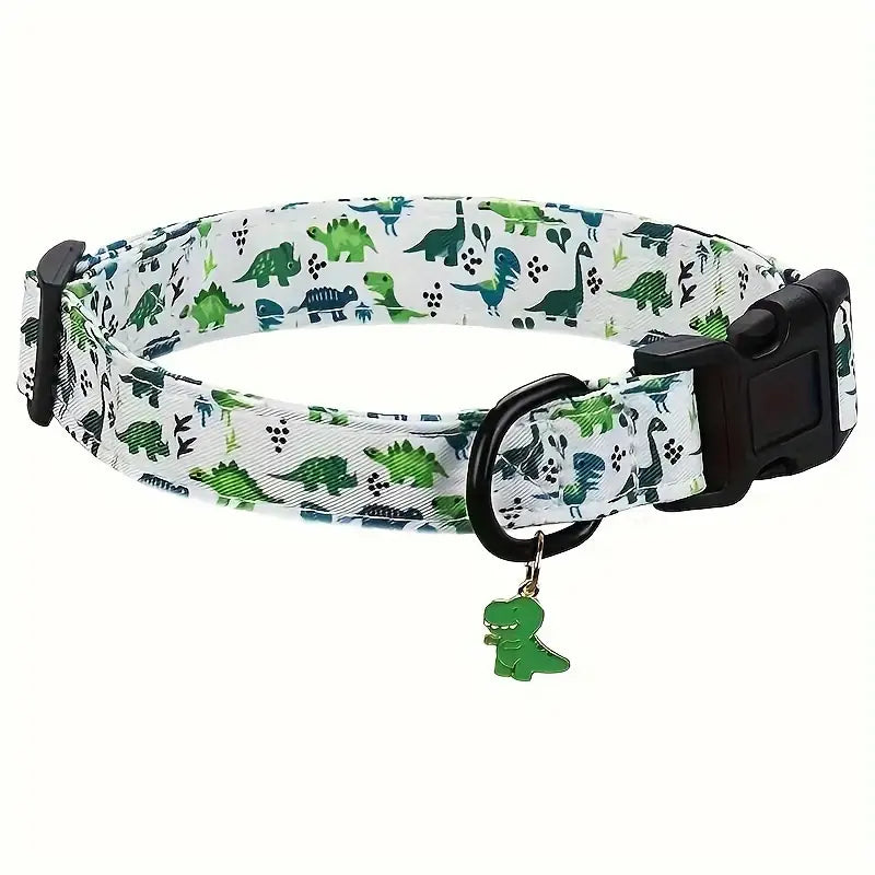 Collier dinosaure pour chien ou chat