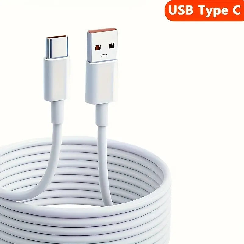 Câble de charge rapide USB vers Type-C (2 m/10 m)