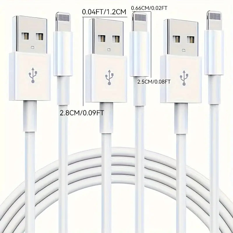 Câble de charge rapide USB vers Lightning de 2 m