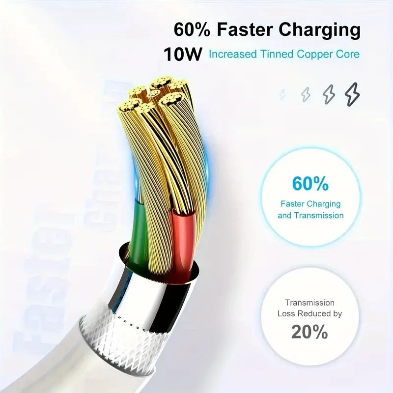 2m USB to Lightning Fast Charging Cable