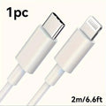 Câble USB C vers Lightning de 2 m