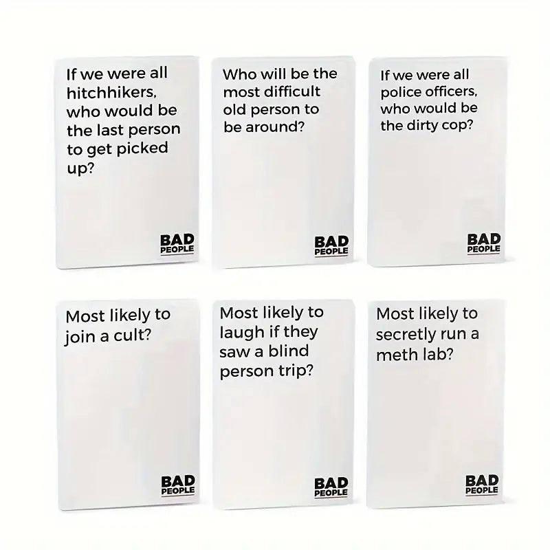 Bad People Party Board Game