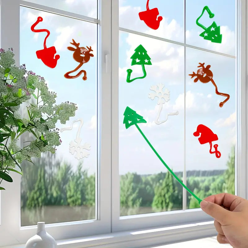 Jouets collants de Noël pour les mains