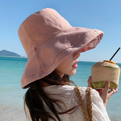 Reversible Wide Brim Sun Hat