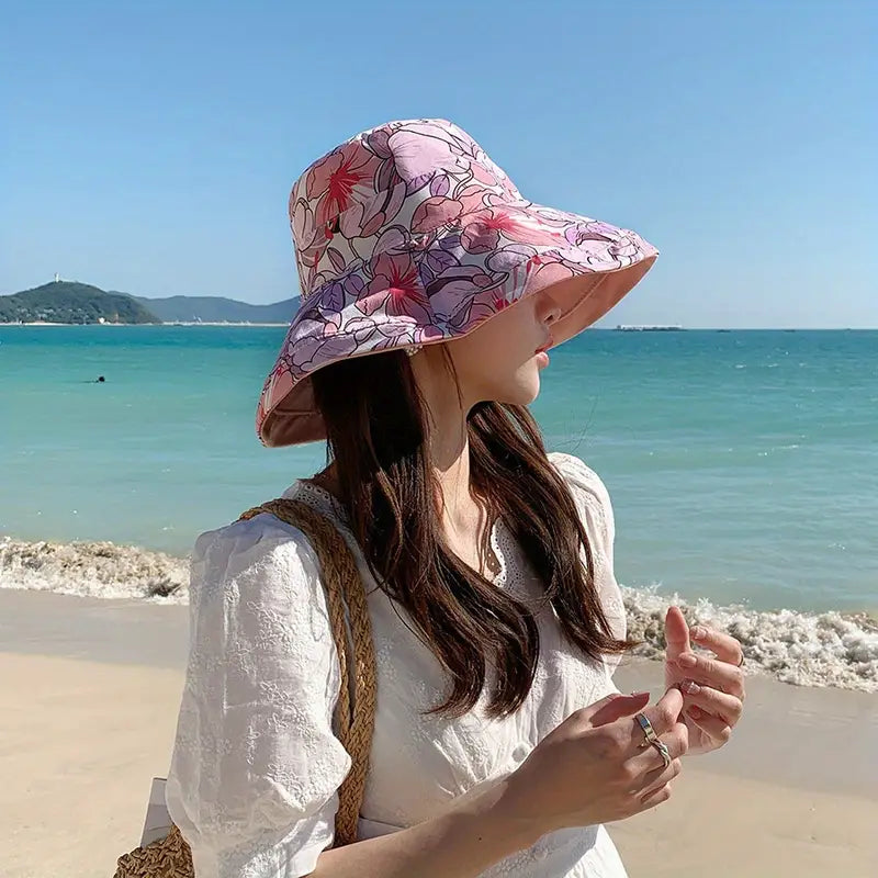 Reversible Wide Brim Sun Hat