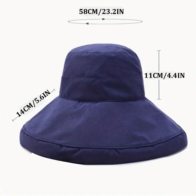 Wide Brim Bucket Hat