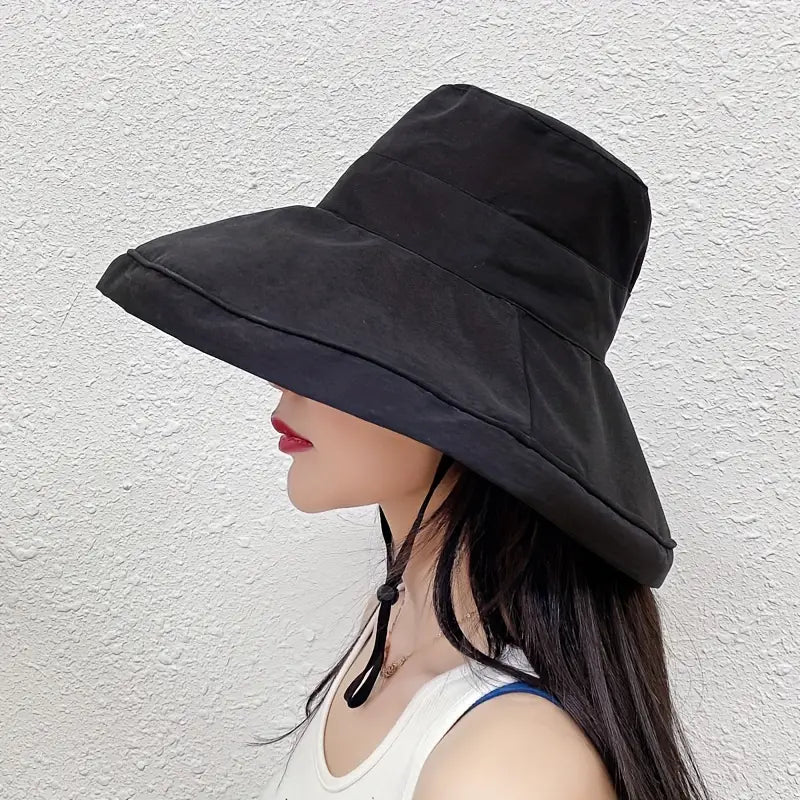 Wide Brim Bucket Hat