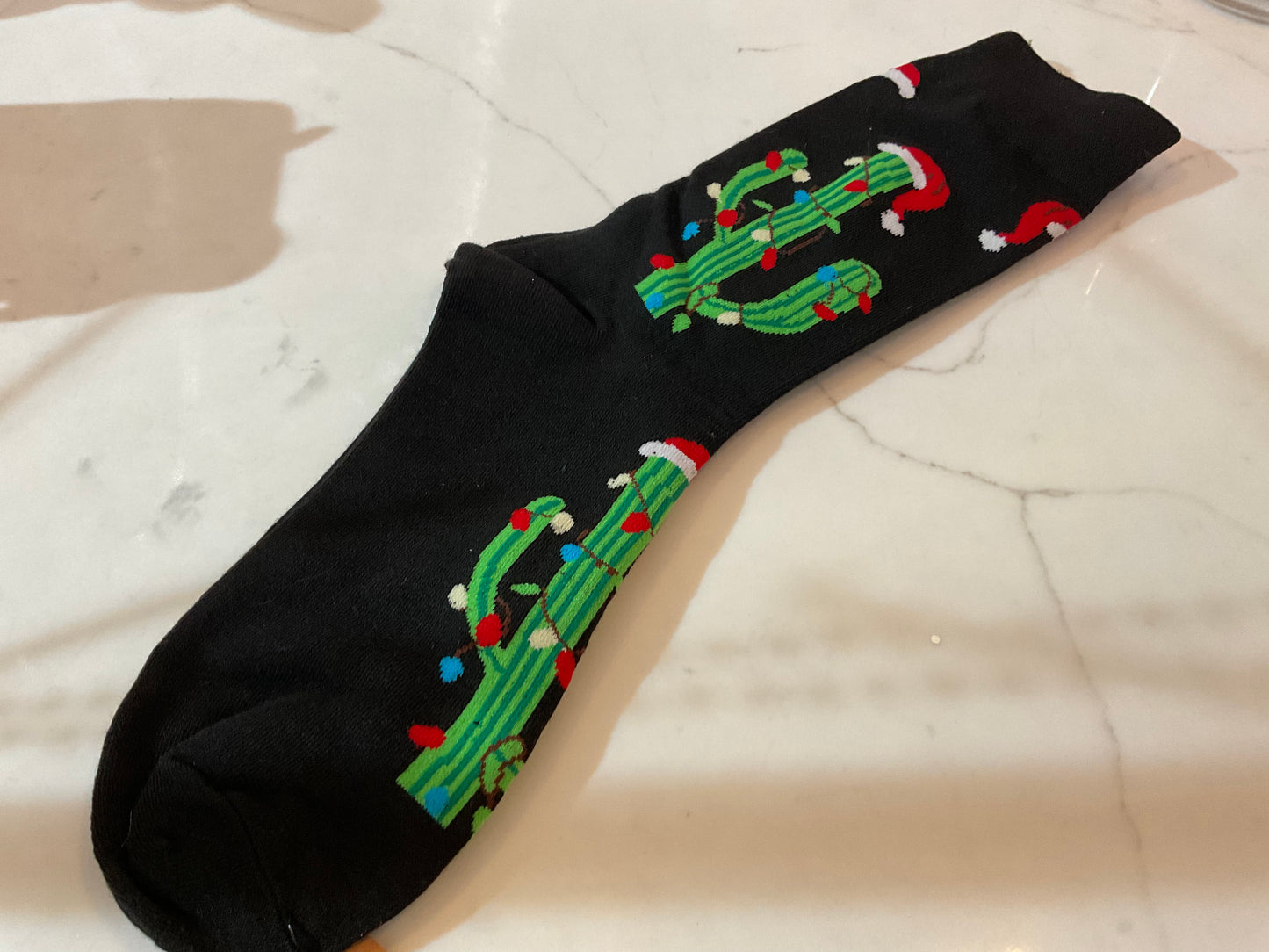 Christmas Cactus Socks