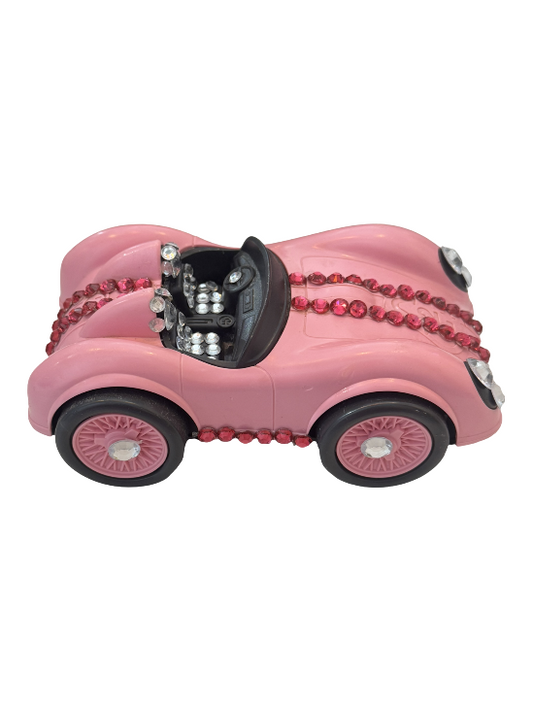 Pink Bedazzled Toy Car