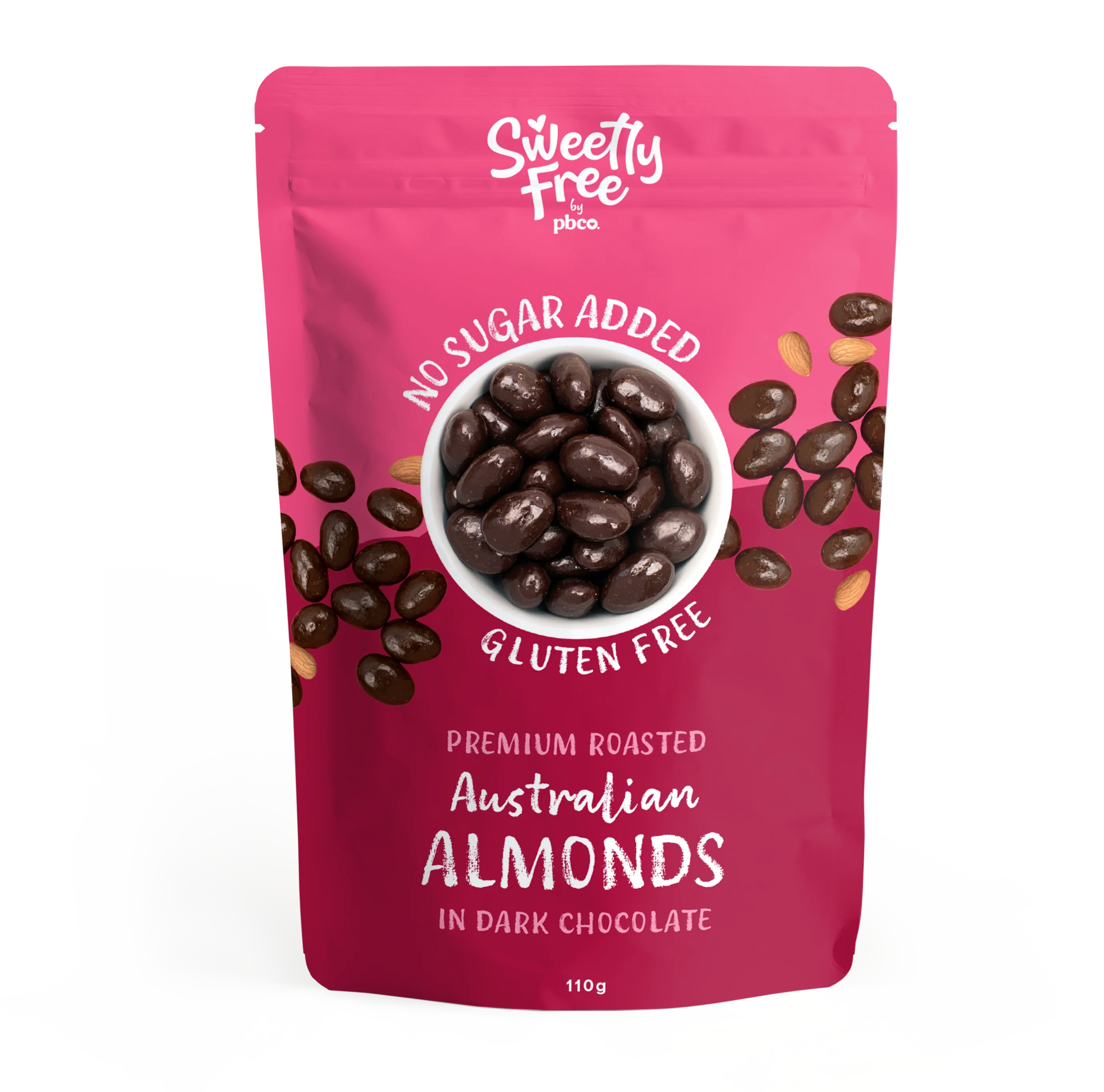 Amandes au chocolat noir sans sucre ajouté