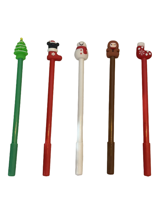 Stylos sur le thème de Noël