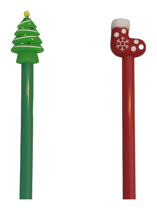 Stylos sur le thème de Noël
