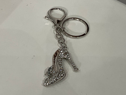 Diamonte Shoe keychain