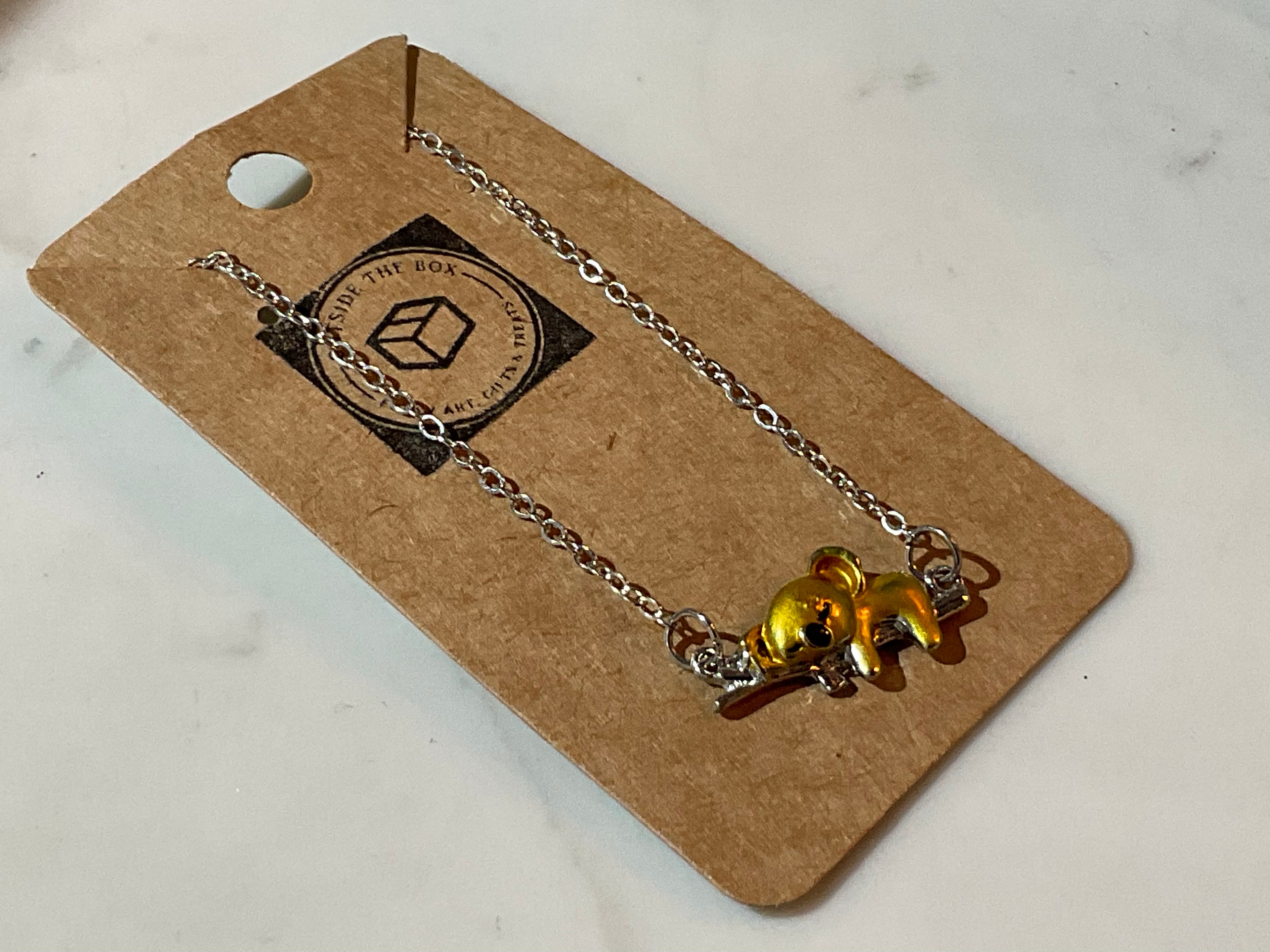 Sleeping Koala Necklace